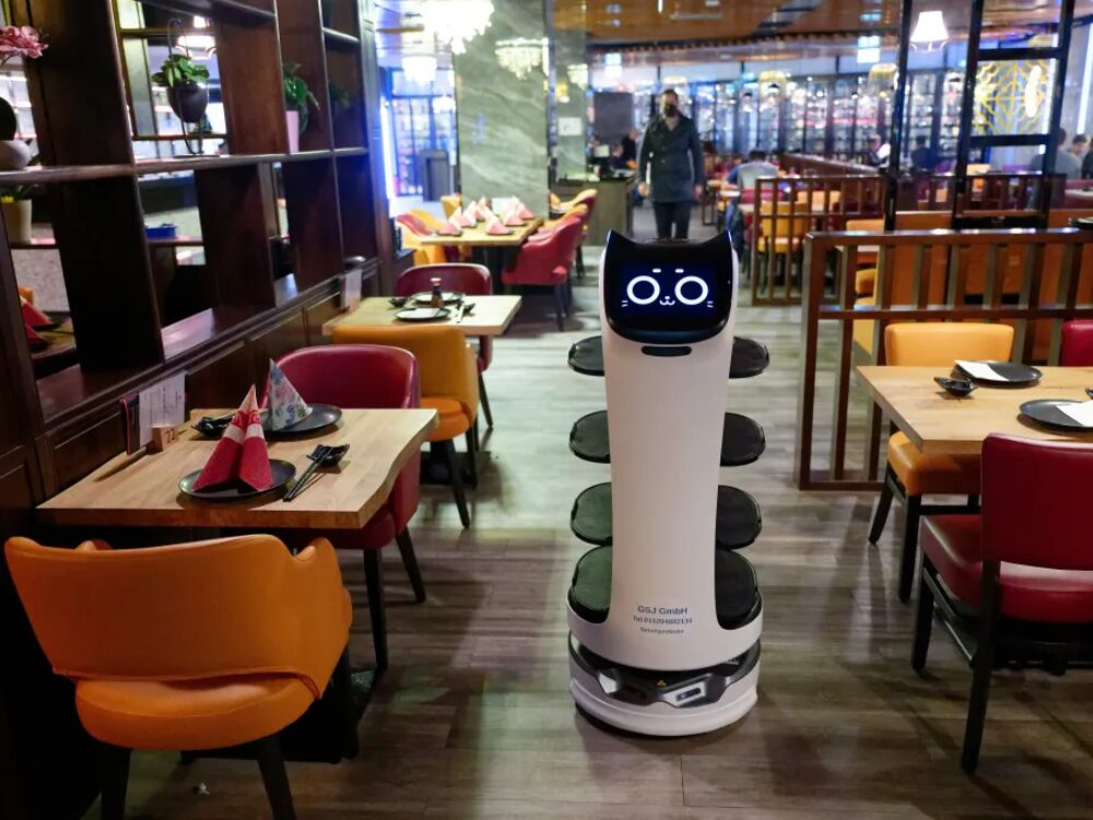 Robots camareros para eventos